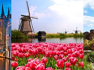 İzmir'den Direkt Hareket SunExpress Hava Yolları ile 7 Gece Yel Değirmenlerinden Eyfel'e  Benelüks & Paris & Almanya